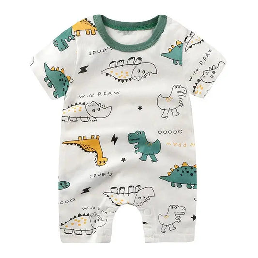 Combinaison Été Bébé Naissance Avec Motifs Dinosaures