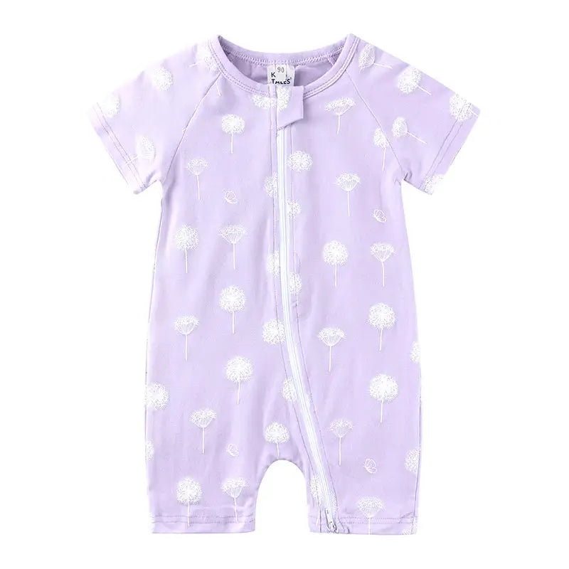 Dors-bien Velours Pissenlit Violet Lavande Bébé Fille