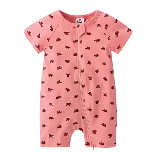 Pyjama Bébé Été Avec Petits Motifs Pastèques