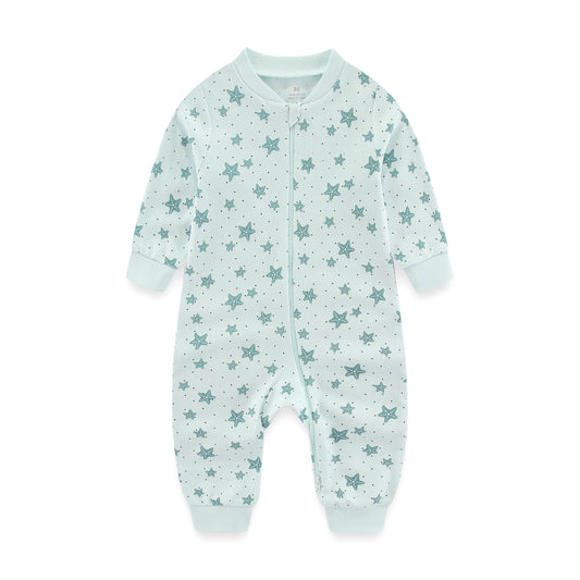 Grenouillère Bébé Étoiles – Confort et Douceur pour des Nuits Magiques 🌙