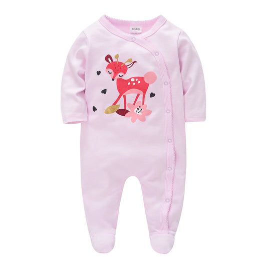 Grenouillère Bébé Bambi Enchanteur Rose Poudré